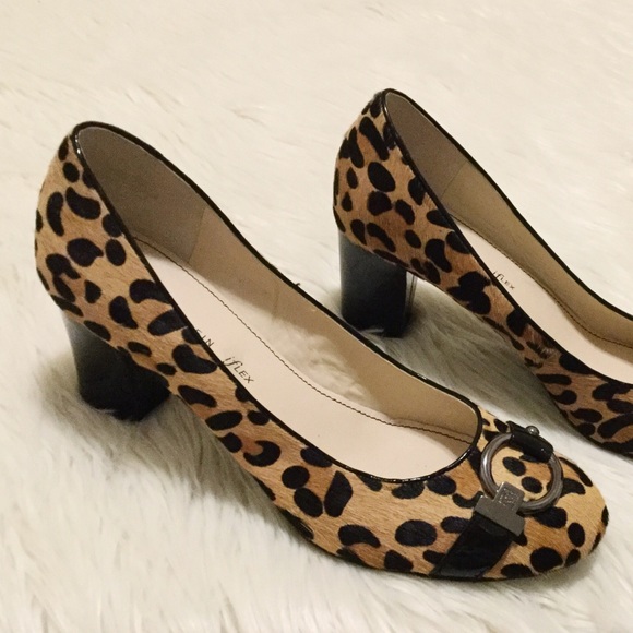 anne klein leopard print shoes